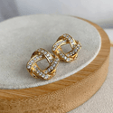 Brinco de Nó com micro zircônias 