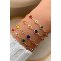 Pulseira colorida com estrela (unitario)