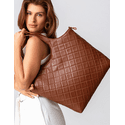 Bolsa Giorgia em Couro Marrom