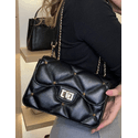 Bolsa Luiza 2.0 Couro Preto Spike
