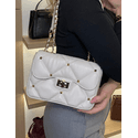 Bolsa Luiza 2.0 Couro Off White Spike