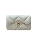 Bolsa Luiza Couro Off White