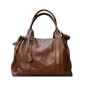 Bolsa Rose Couro Marrom 