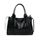 Bolsa Rose Couro Preto 