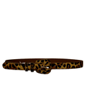 Cinto de Couro Ferrara Animal Print Onça