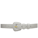 Cinto de Couro Ferrara Off White