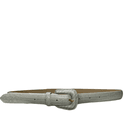 Cinto Pavia Couro Croco Off White