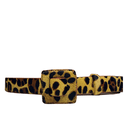 Cinto de Couro Turim Animal Print Onça
