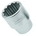Soquete Estriado CRV 3/4x1.1/16 Pol D32-1.1/16'' 017.055 Gedore