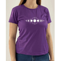 Camiseta estampada Fases da Lua 