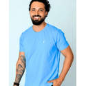 Camiseta BasicaMasculina - Azul 