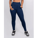 Calça Legging Bolso Frontal Azul Marinho