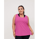 Regata Nadador Plus Size Rosa