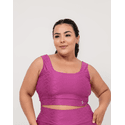 Top Plus Size - Framboesa 