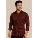 Camisa Social Vinho Intenso
