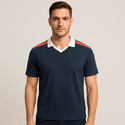 camiseta Polo Navy Premium