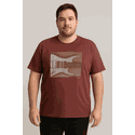 camiseta colisão Guitar Vinho