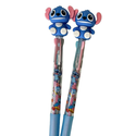 Caneta Fofa Stitch Três Cores