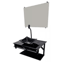 Kit Gabinete Vidro S60CQ PPQ-T Calacata Preto 60CM - VMEX