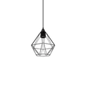 Luminária Armado Diamante Preto 24X18 REF30134 - NOBRE