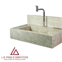 Lavatório Granito 60X45 Travertino - LA GRANITOS