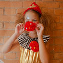 Ombreira Pompom Vermelho