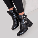 Bota Molly Feminino Cano Médio Preto