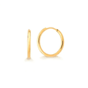 Brinco Argola em Ouro 10K - 1,2cm