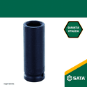 Soquete Impacto Sextavado Longo Encaixe 1/2" Da Sata - Todas Medidas