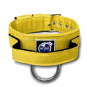 COLEIRA TÁTICA 5cm COM ALÇA amarelo