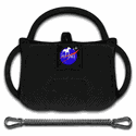 Kit spring pole mordedor bite suit 3 alças com mola spring e mosquetões 