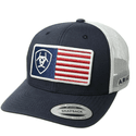 BONE ARIAT - AZUL MARINHO/BANDEIRA