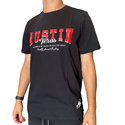 Camiseta Masculina Austin Estampada - Texas/Preta