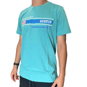 Camiseta Masculina Austin Estampada - Athletic Cowboys/Azul