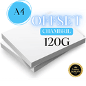 Papel Offset A4 120gr 200 folhas Chambril