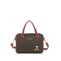Bolsa Feminina Baú Mickey Mouse Preto/Vermelho Ref. 09991.09982