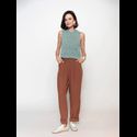 Calça Linhocel Reta - Mocha Mousse