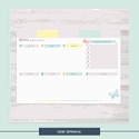 Desk Planner - Borboleta