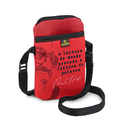 BOLSA CELULAR TERTÚLIA - PAULO FREIRE - Vermelha