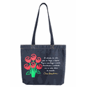 BOOK BAG CORA CORALINA SEMENTES - Preta