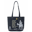 BOOK BAG DOM QUIXOTE - Preta