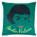 CAPA DE ALMOFADA AMÉLIE POULAIN - Musgo