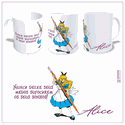Caneca Alice - Branca