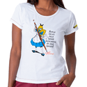 Babylook Mundo Alice - Branca