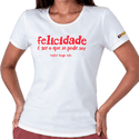 Babylook Valter Hugo Mãe Felicidade - Branca