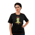 Camiseta Frida Kahlo Alas - Preta