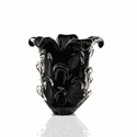 Vaso Murano M com Escamas Preto