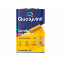 Tinta Acrílica Rende Muito+ Branco Fosco 18L - Qualyvinil