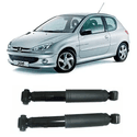 Amortecedor de Suspensão Peugeot 206 1999 a 2010 SW Peugeot 207 2008 Em Diante Exceto Escapade Traseiro Peça 