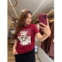 T- Shirt Marsala Urso Teddy